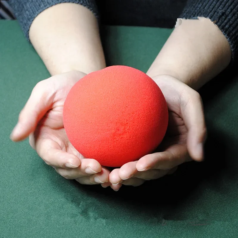 Bola de esponja mágica de 10cm, accesorio de utilería suave para trucos de Magia, excelente elasticidad, 1 unidad