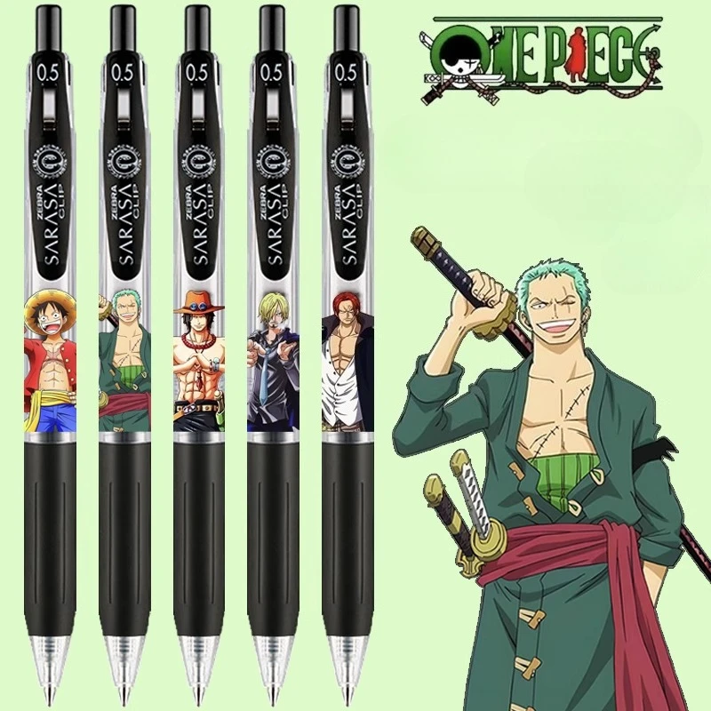 One Piece Luffy Zoro Sanji Printed DIY Gel Pen Creative High Value