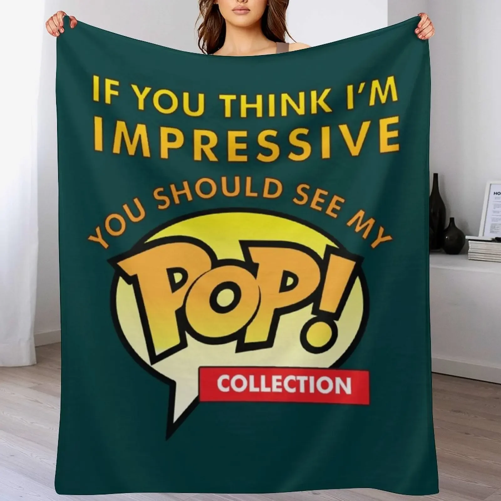 

YOU SHOULD SEE MY POP! COLLECTION Throw Blanket Stylish Warm Blanket for Living Room Bedroom