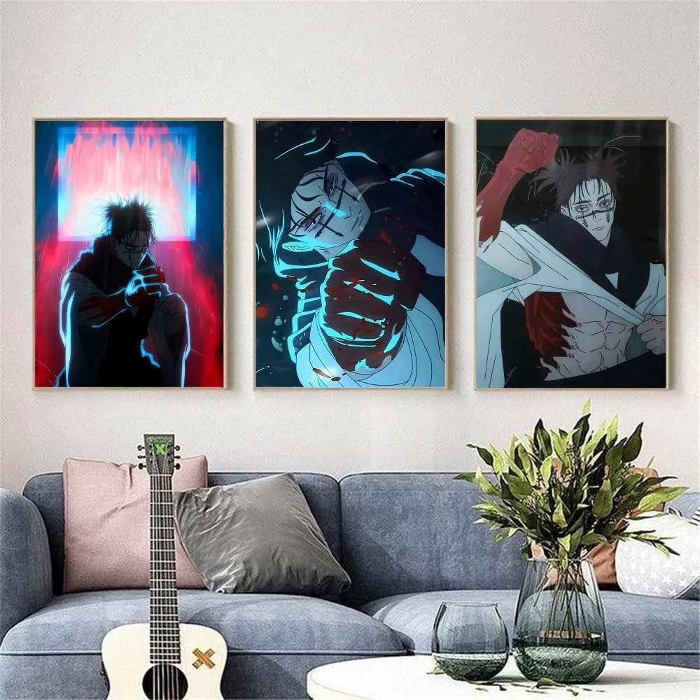 Choso Choso Jujutsu Kaisen Anime Poster HD art sticky wall waterproof home living room bedroom bar aesthetic decoration