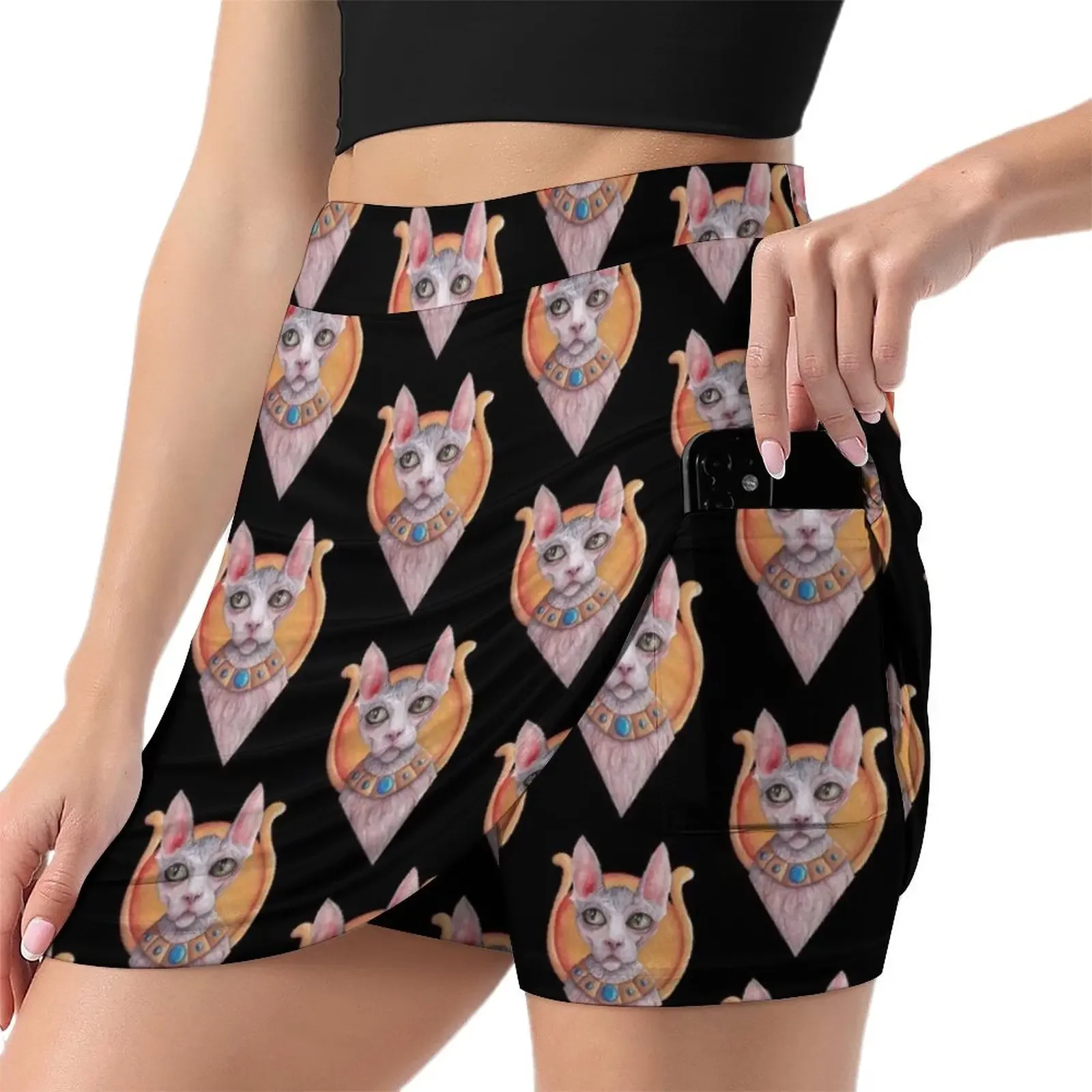 The Cat Goddess Mini Skirt skirts for womens 2024 skirts summer 2024 woman