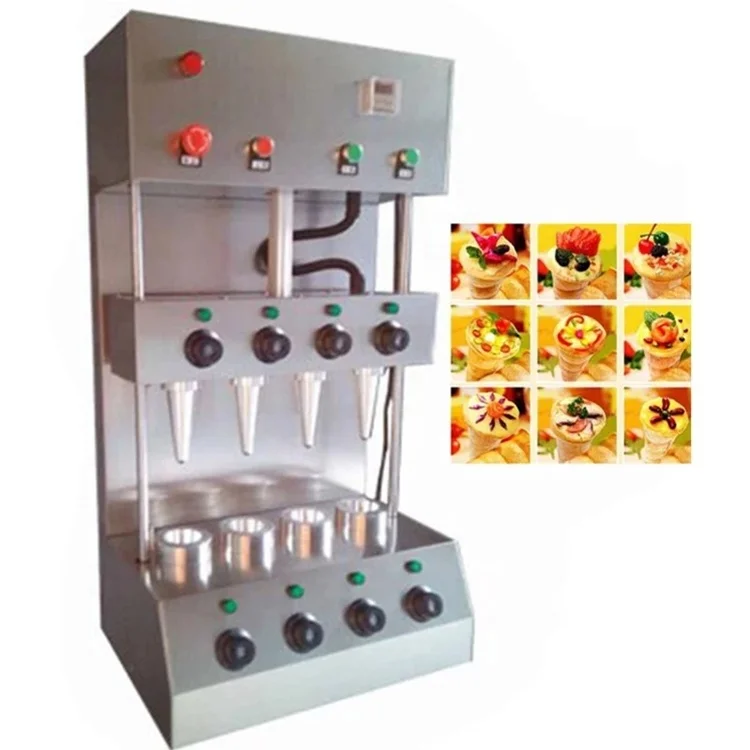 

Automatic Pizza Cone Machine Commercial Food Snack Display Pizza Cone Oven Production Line Bakery Equipment
