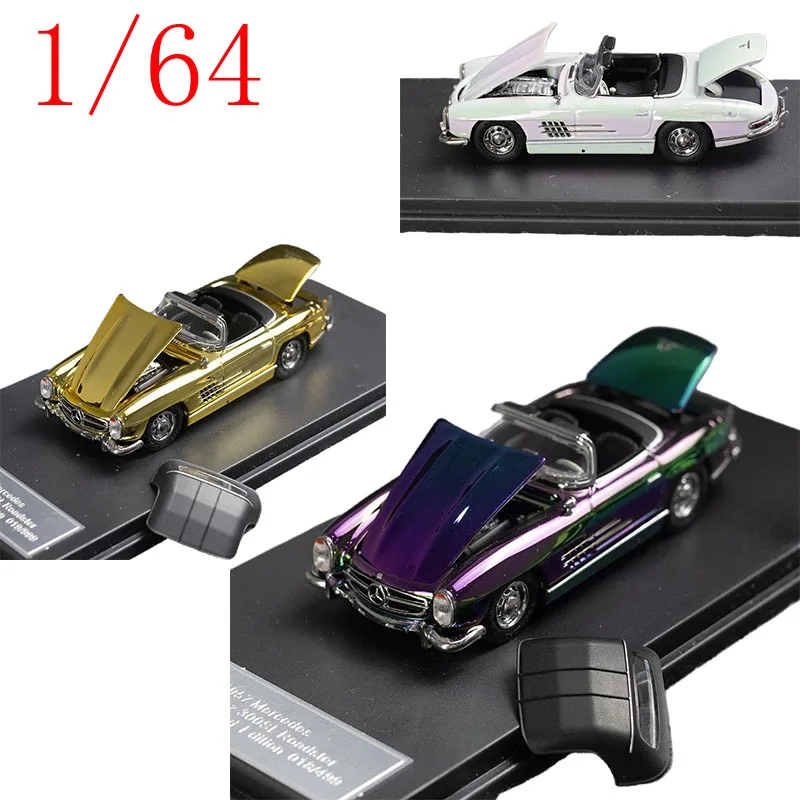 

‌Yongsheng (YS) Diecast 1:64 Scale Mercedes-Benz 300SL Vintage Alloy Model Car with Chrome Plating & Opening Hood
