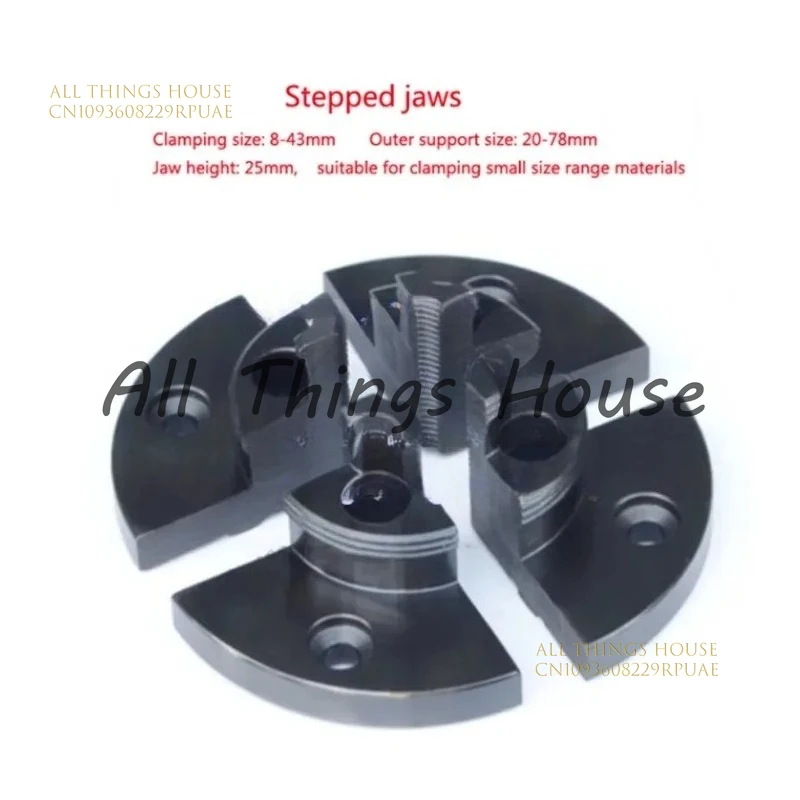 

4-дюймовый (100 мм) самоцентрирующийся 4-кулачковый токарный патрон для деревообрабатывающего станка, аксессуары для токарных станков по дереву