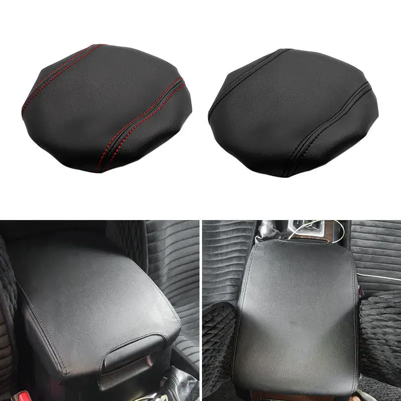 Car Interior Center Control Armrest Box Cover Microfiber Leather Elastic Band Type For Toyota Land Cruiser Prado 150 2003-2022