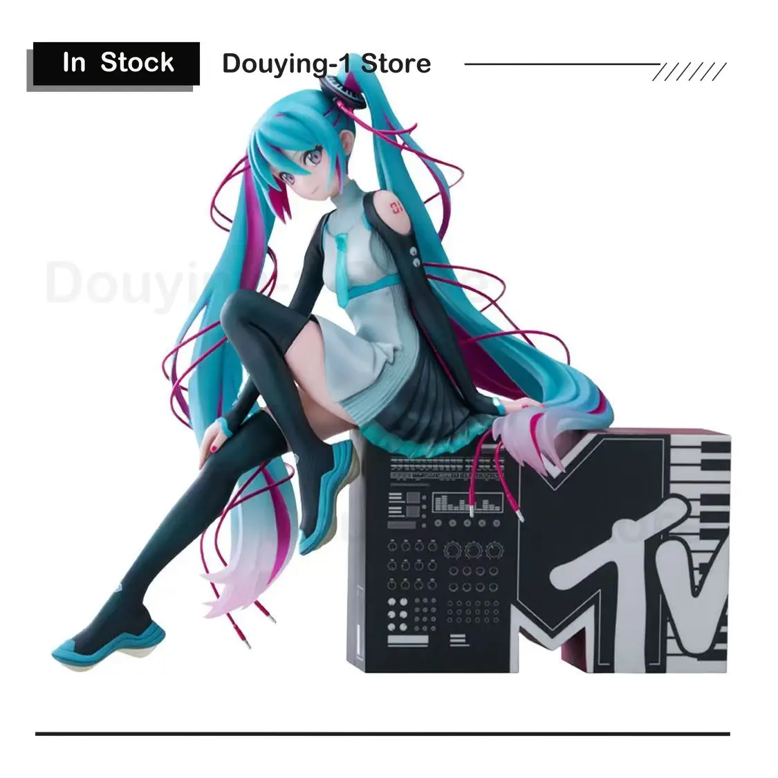 

In Stock Genuine F:NEX FuRyu Miku xMTV VOCALOID 1/7 Anime Action Figure PVC Collectible Model Dolls Figurine