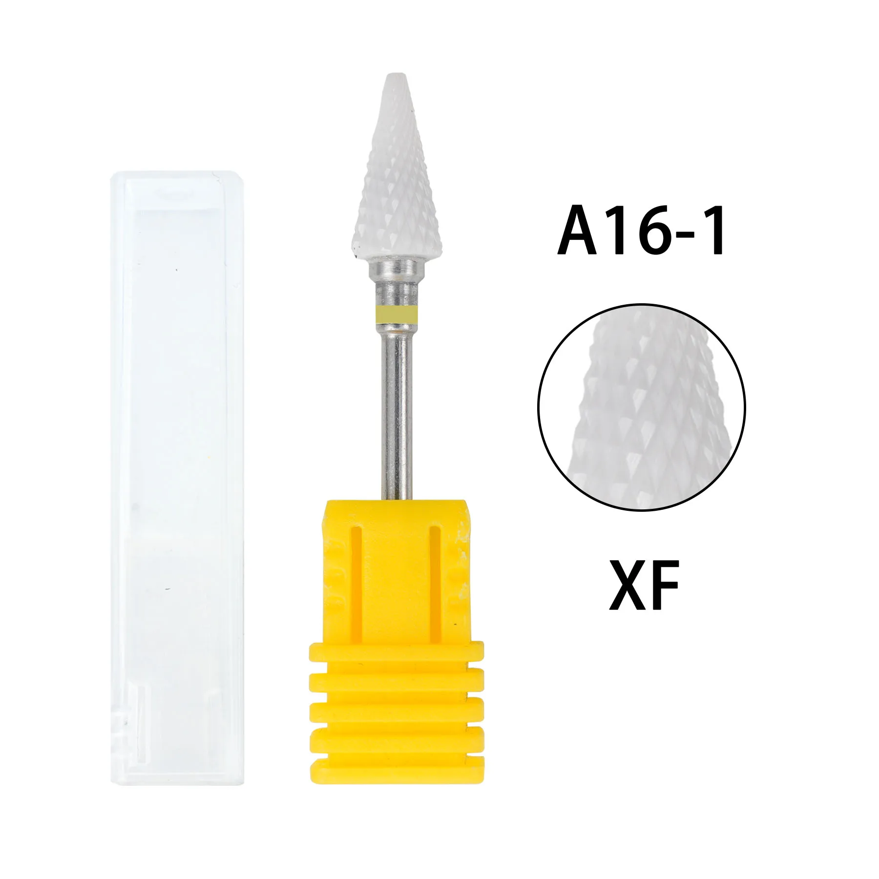 1 قطعة مسمار السيراميك لقمة ثقب مجموعة قاطعة المطحنة للكهرباء مانيكير بت لهب الذرة الملفات آلة باديكير البولندية الملحقات #6