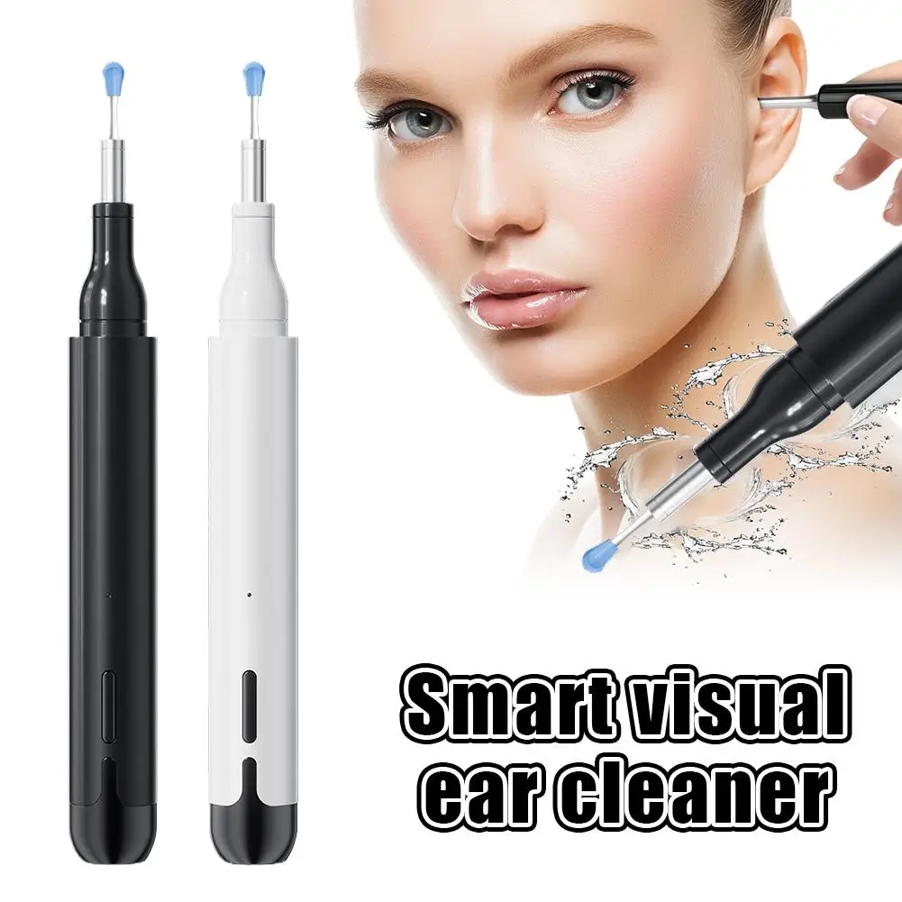 

Wireless HD Visual Ear Wax Remover, LED Light Ear Cleaning Tool with Soft Tips, Rechargeable Otoscope for Adults & Kids