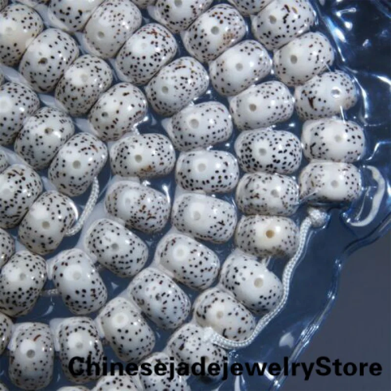 

12×8mm High Quality New High Density Natural White Star＆Moon Bodhi Seeds 120pcs
