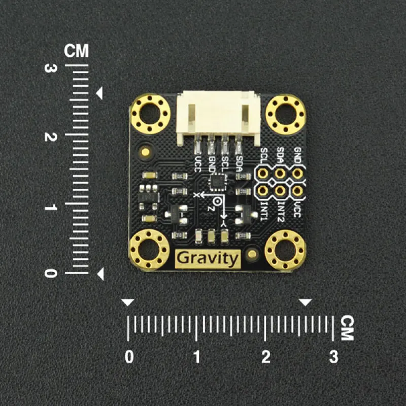 Low Power Gravity: I2C LIS2DH Three Axis and Three Direction Accelerometer Sensor Compatible with Arduino