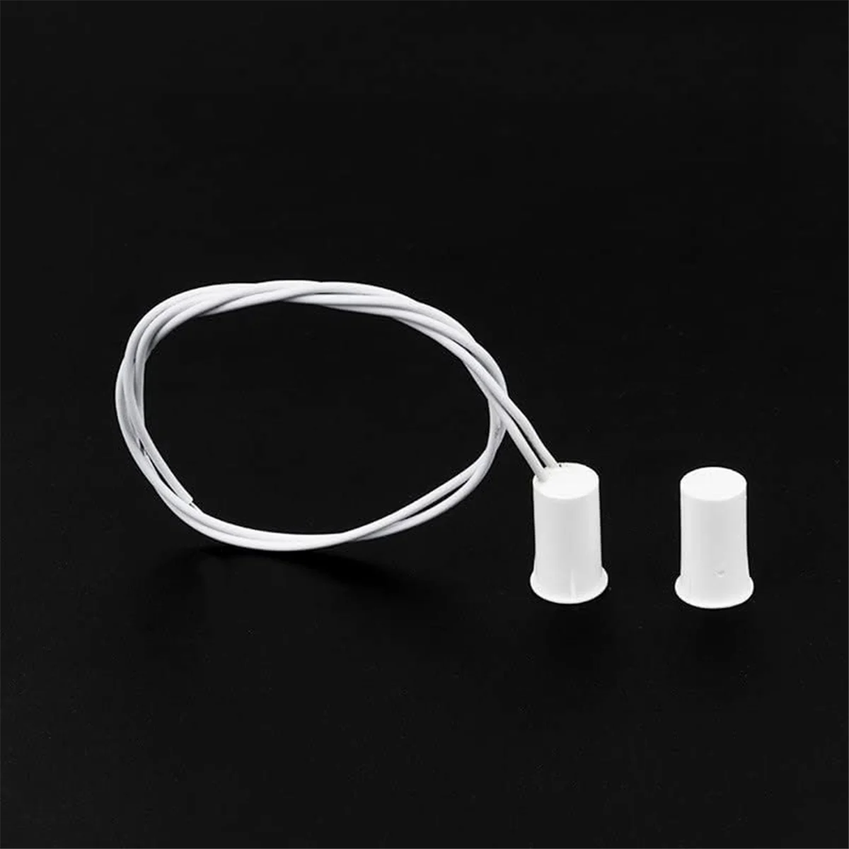 Newest Magnetic Door Switch RC-33 NC Recessed Wired Security Window Door Sensor Alarm White- (10 Sets)