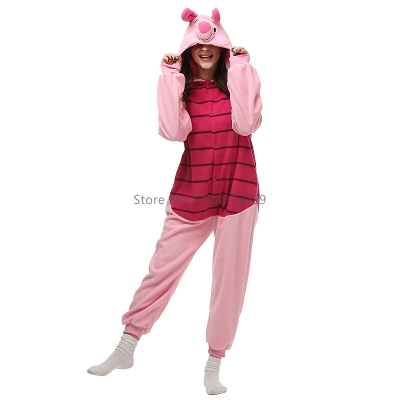 Onesieshow Animal Kigurumi Pyjamas Halloween Onesie Adult Kids Cartoon Pig Pajama Cosplay Party Women Men Homewear