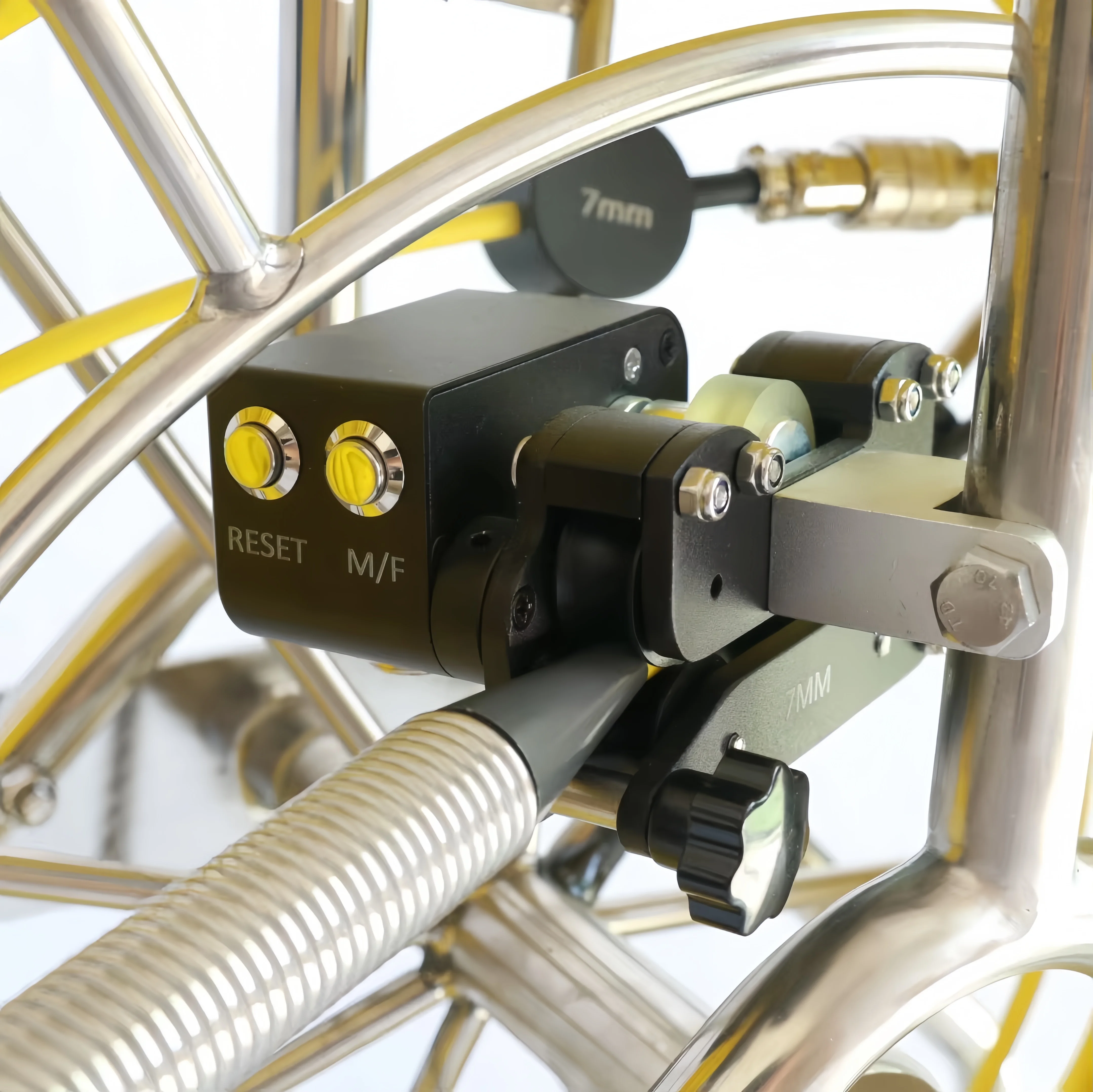 GRANFOO HD 1080P نظام كاميرا PTZ تناظري تحت الماء كابل 200 متر 360 درجة ° صندوق تحكم مقاوم للماء وإمالة المقلاة #3