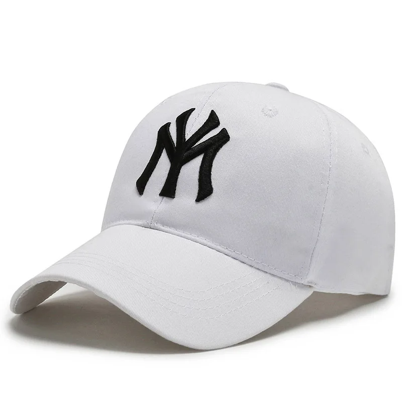 Embroidered Letters Baseball Cap Sun Caps for Men Women Unisex-Teens Snapback Flat Bill Hip Hop Hat Four Seasons Wear New York