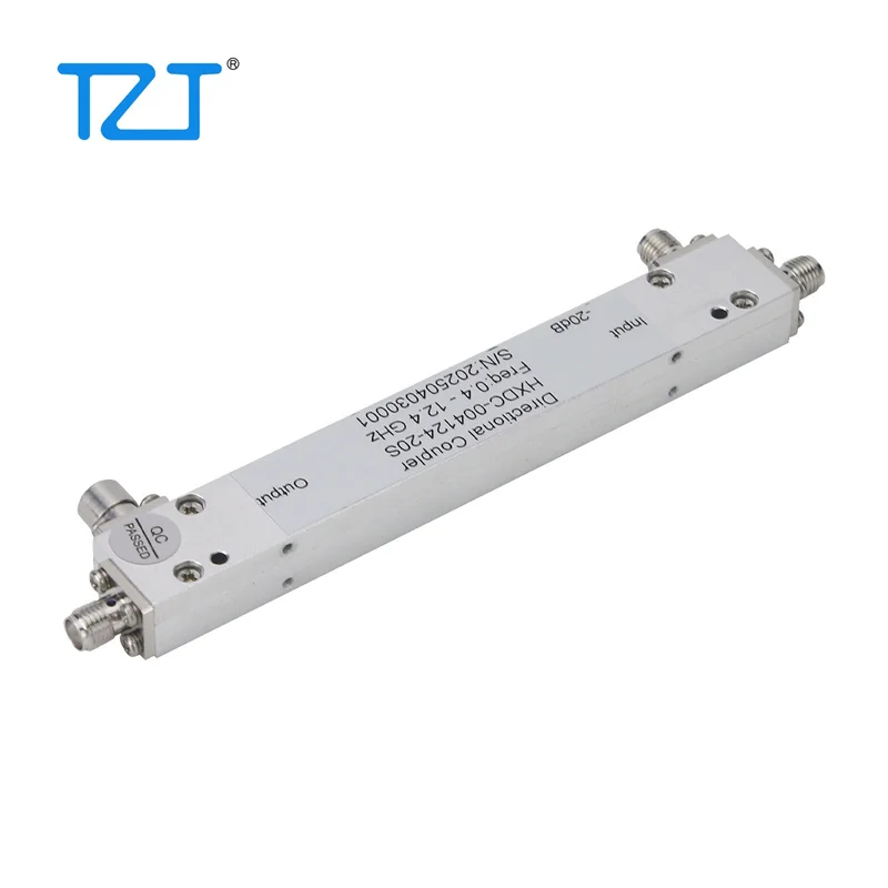 ทอทที HXDC- 004124 -20S 0.4-12.4GHz RF ไมโครเวฟบรอดแบนด์ 20dB Directional Coupler w/ขั้วต่อ SMA หญิง