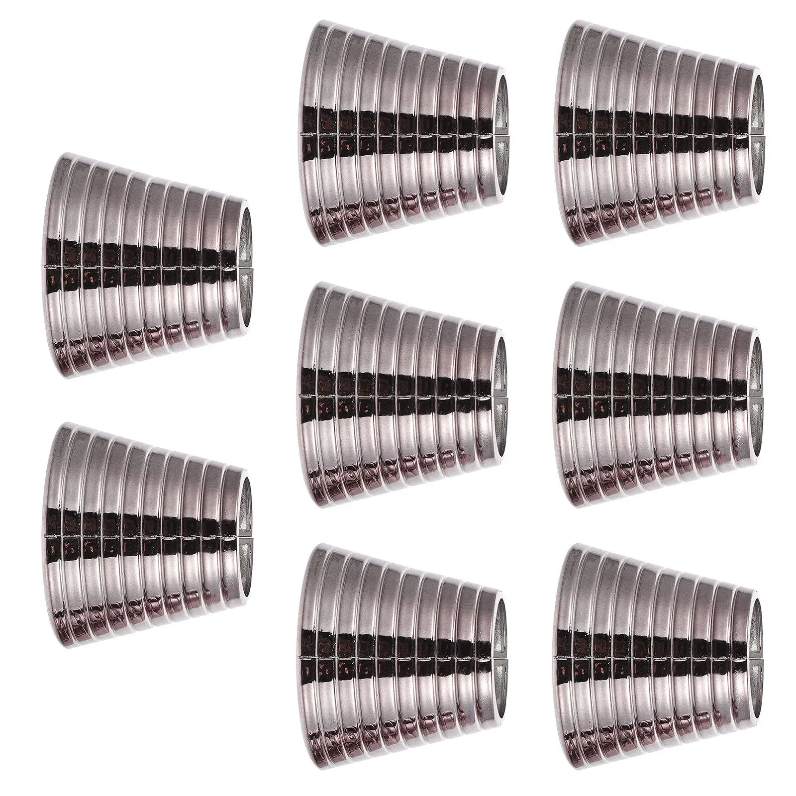 8Pcs Ponytail Cuffs Hair Cuff Clips for Women Easy Quick Secure Hair Tie Rings Stylish Ponytail Holder Barrette for Daily Party