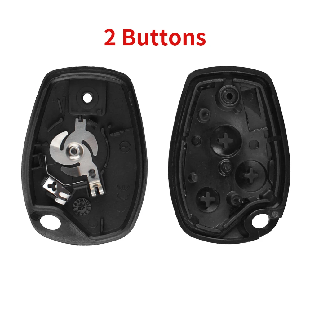 KEYYOU 10 pièces coque de clé de voiture 2 3 boutons housse de télécommande pour Renault Dacia Modus Clio 3 Twingo Kangoo 2 pour NISSAN ALMERA