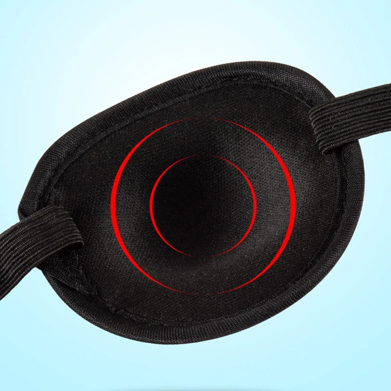 Image 4: Patch pour les yeux Concave réglable et lavable unisexe, Patch pour les yeux unique noir, Patch pour les yeux de Pirate, un œil, Costume de Cosplay de Pirate pour enfant