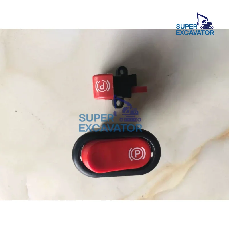 For Komatsu Loader accessories WA380 Red emergency brake button 470 Switch Parts