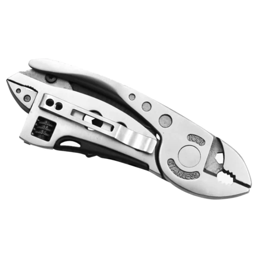 Outdoor Multitool Pliers Pocket Knife Screwdriver Set Kit Adjustable Wrench Jaw Spanner Mini Repair Hand Tools Pocket Portable