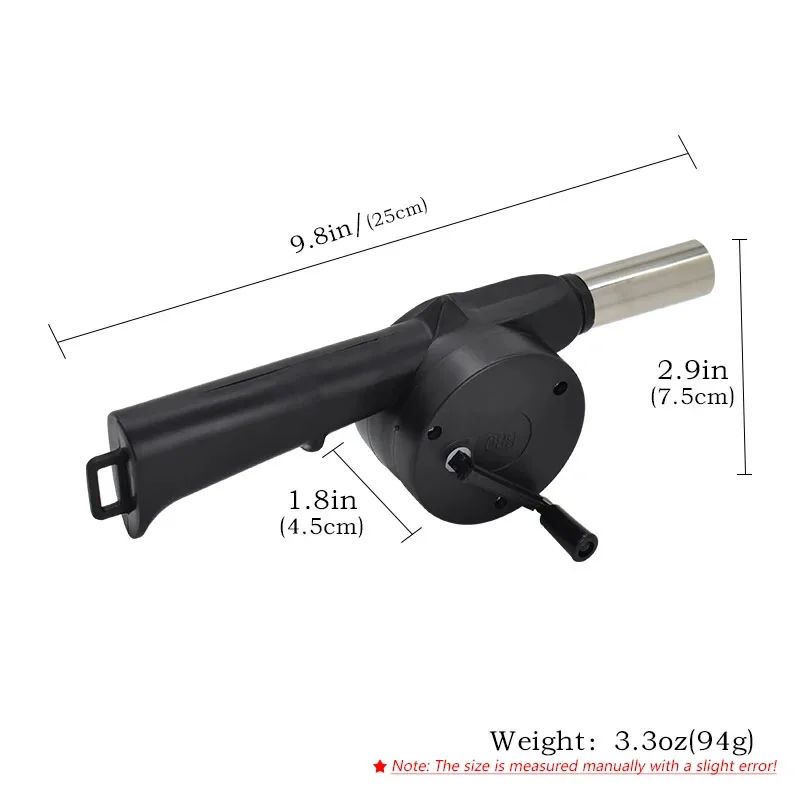 【Hot sales】 Portable Hand-Operated Blower for BBQ, Camping, and Fire Making-Effective and Easy-to-Use Stored Access image 5
