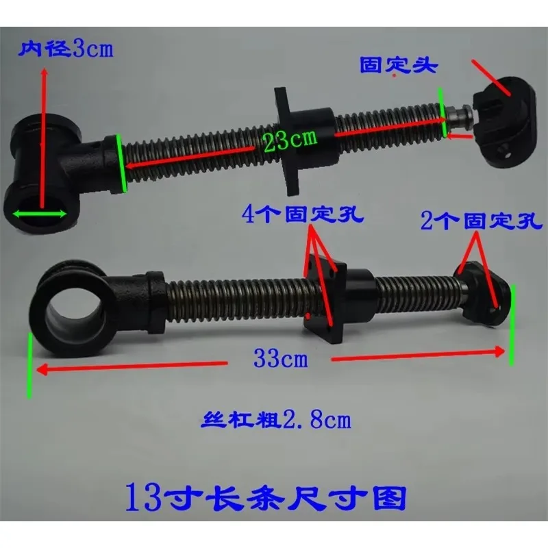 Herramientas de carpintería, abrazaderas para carpintería, tornillo de banco de mesa de 13/16 pulgadas con cola de tornillo larga, herramientas de Hardware de tornillo de madera de hierro fundido