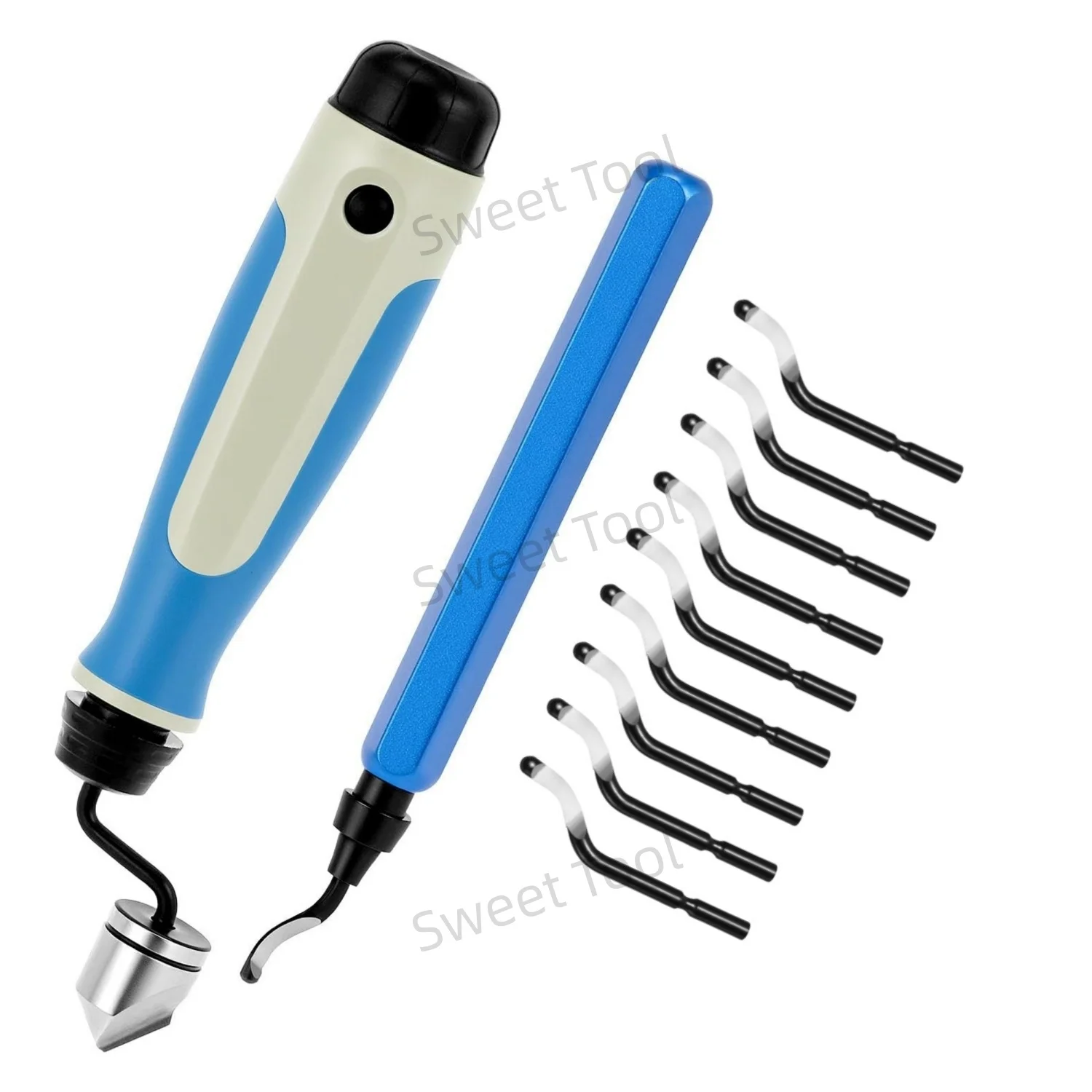 

Набор ручных инструментов для снятия заусенцев с 10-поворотным лезвием и зенковкой BC1651 Ручной инструмент для удаления заусенцев для пластика, мягкого металла, дерева, стали