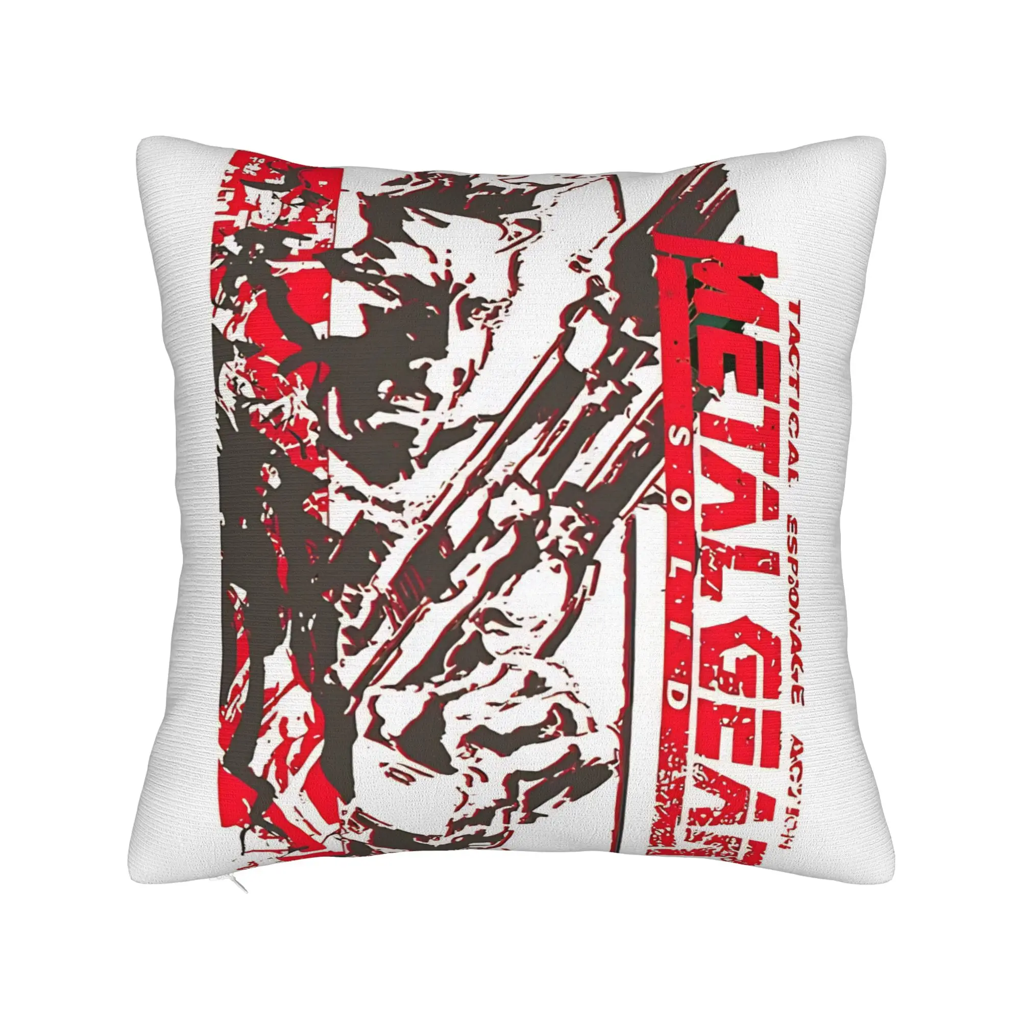 Metal Gear Solid Art Pillowcases  Morden Pillow Case For Sofa Couch Bed Living Room Comfy Pillow Cover