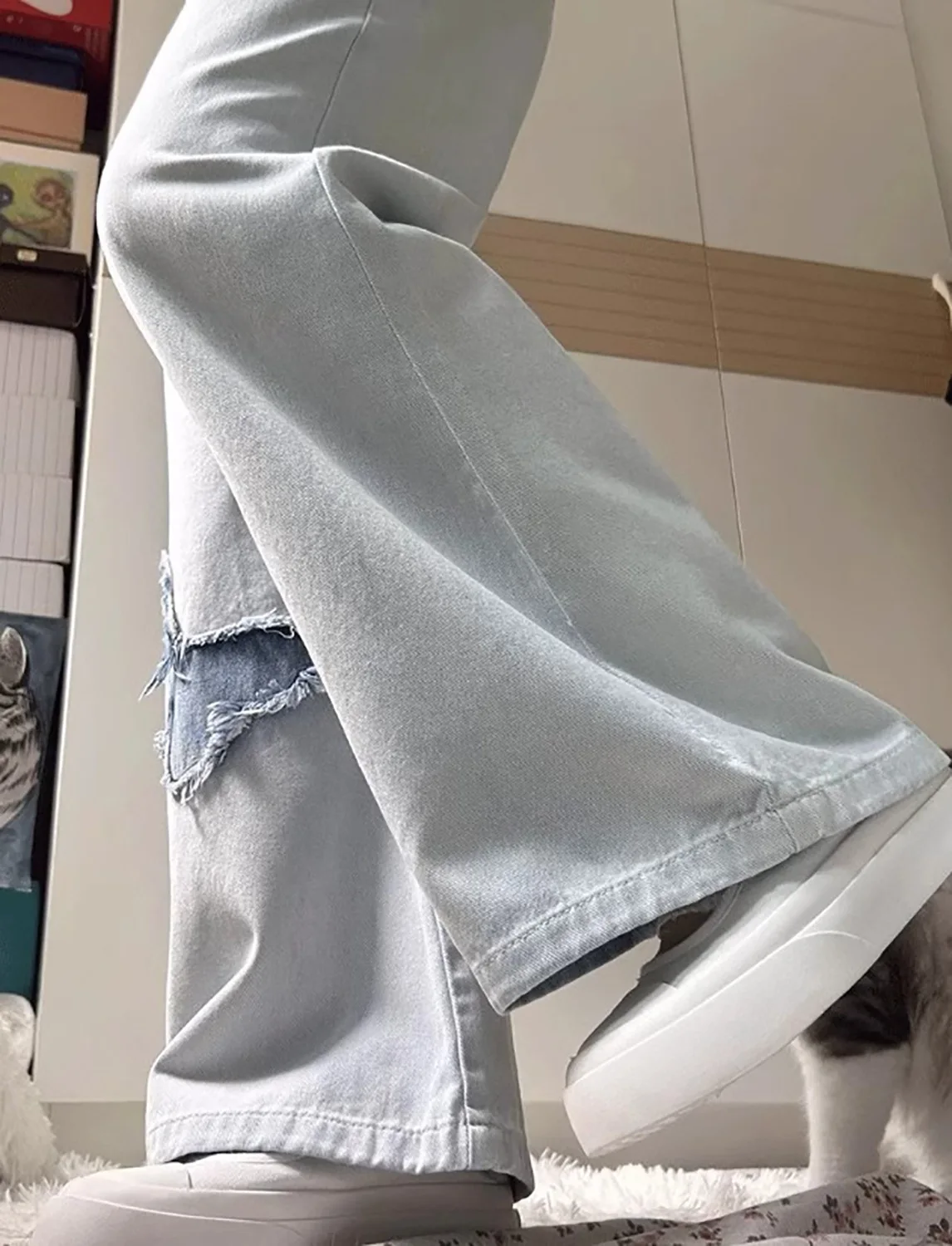 Jeans a vita bassa Y2K Donna Cowgirl occidentale Stile americano Retro Vintage Denim femminile Moda Comode nappe Frange Unisex