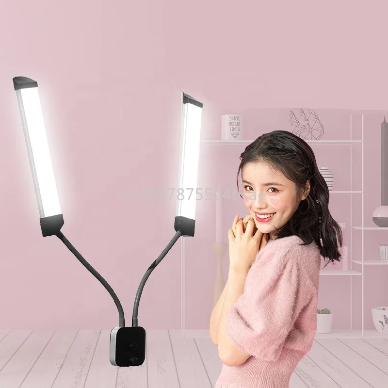 

Video Studio Beauty Makeup Double Arms LED Light for Tattoo Nail Eyelash Salon