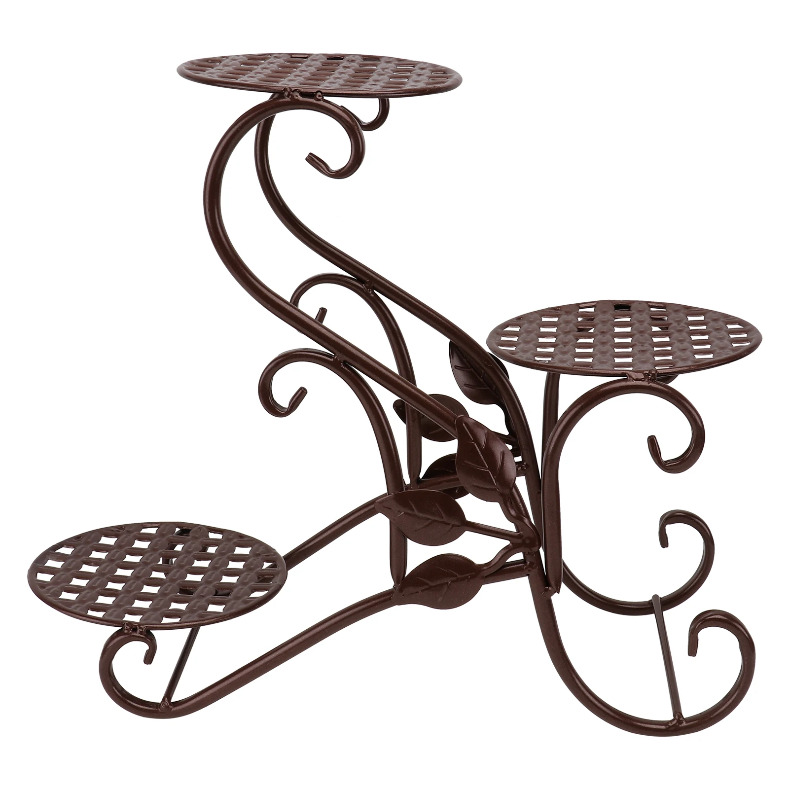 

Multi layer Flower Pot Wrought Iron Plant Holder Tall Flower Rack Storage Succulent Decor Balcony Garden Room