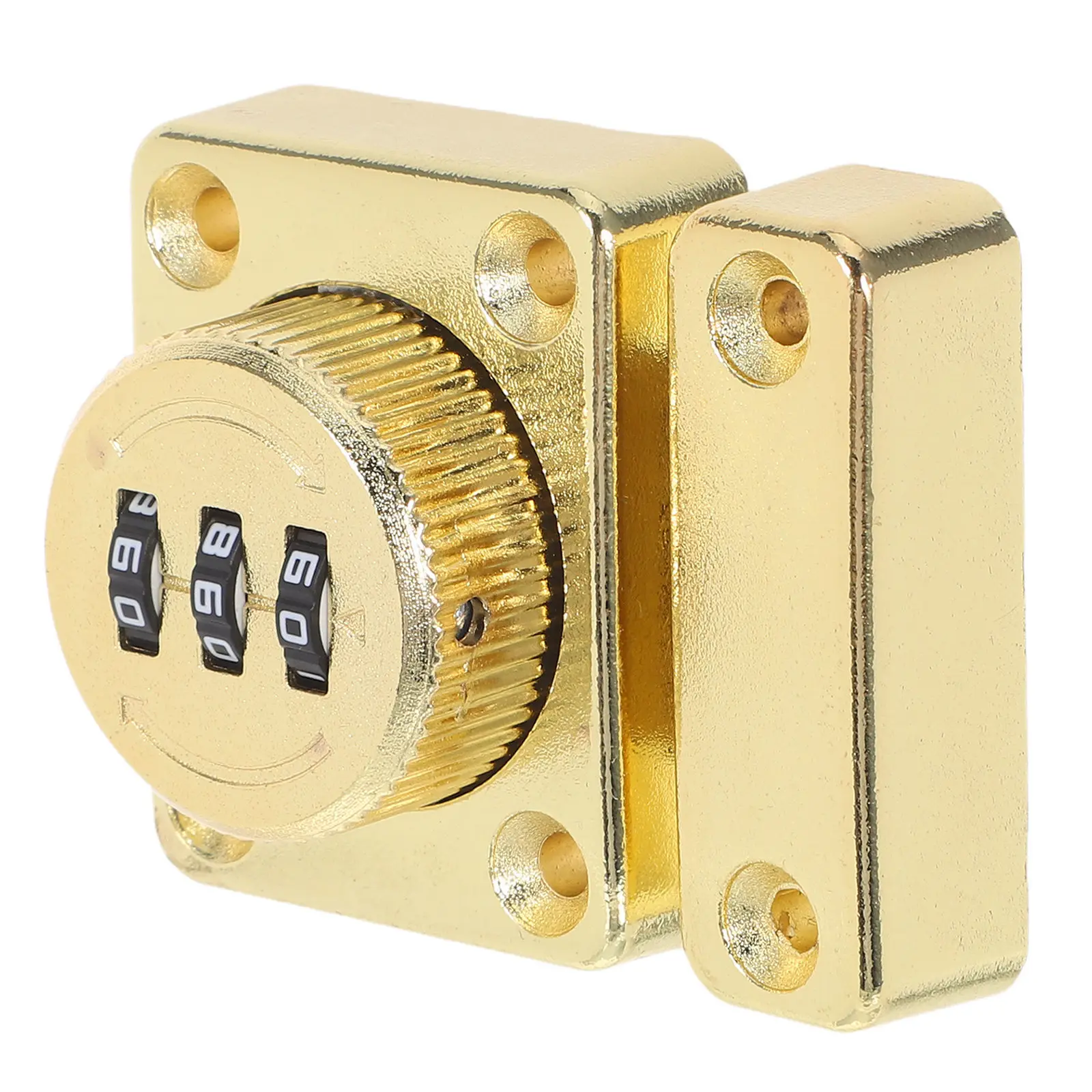 Mechanical Password Cabinet Lock Punch-Free Installation Zinc Alloy Drawer Latch Keyless Combination Lock for Secure Kitchen