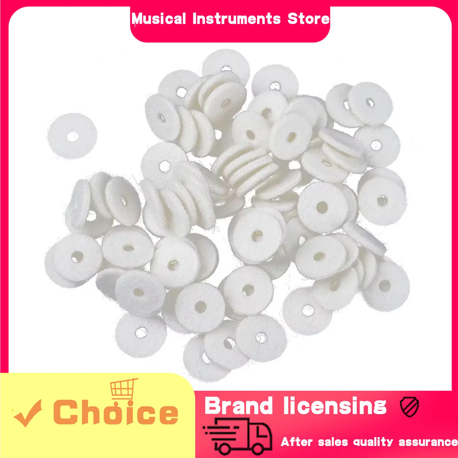 IRIN 90Pcs Piano Tuning Tools Sets 2mm Thicken Felt Pad Circle Washers Piano Replacement Parts Keyboard Instrument Accessory