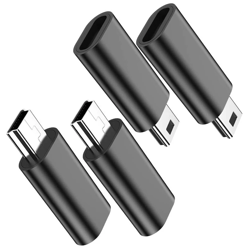 Переходник с USB C на Mini USB 2,0, переходник с Type C «Мама» на Mini USB «папа», переходник для Gopro, MP3-плееров, видеорегистраторов