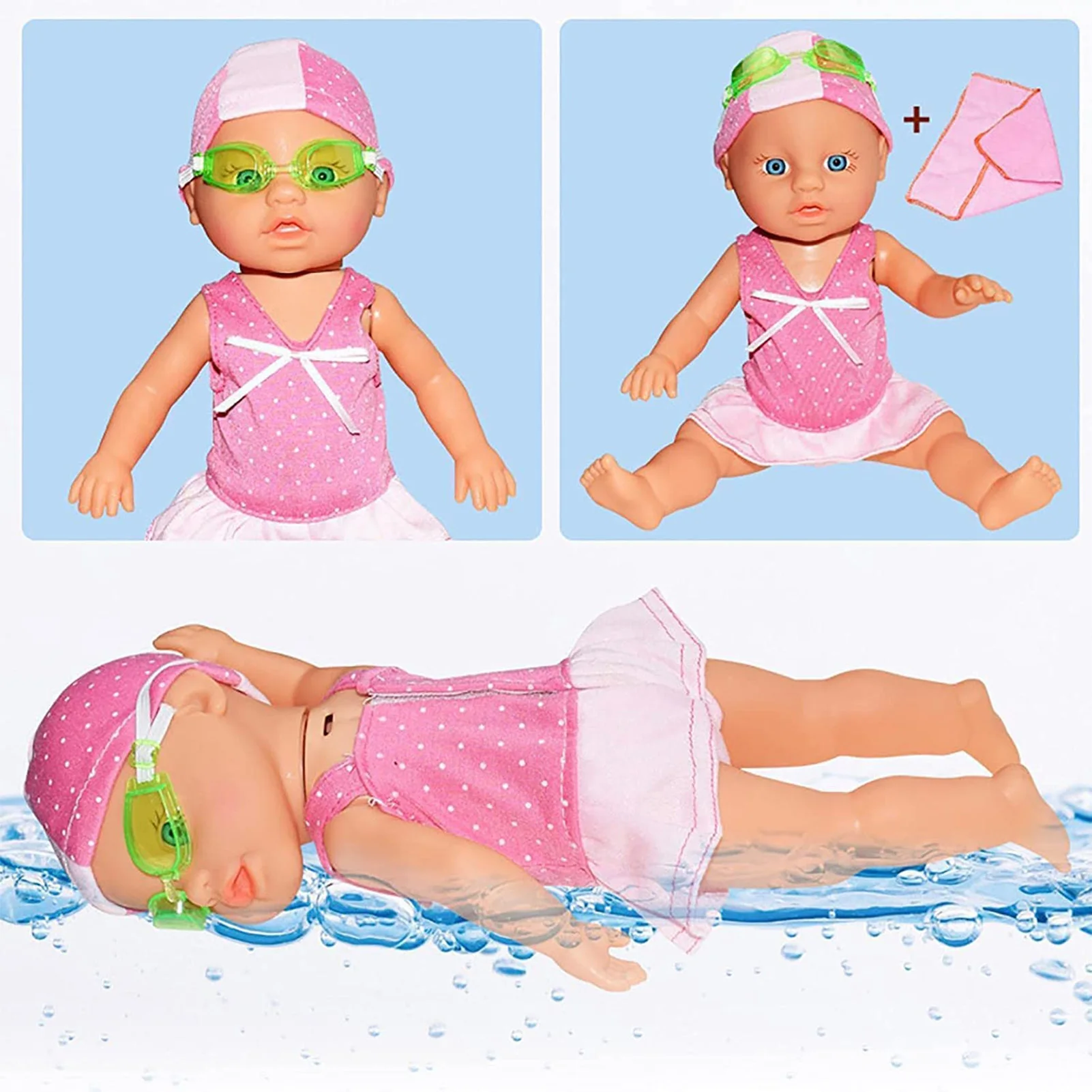 Kids Swimming  Movable Multi-joints Swimming Dolls for Kids Water Sport Beach Party Supplies