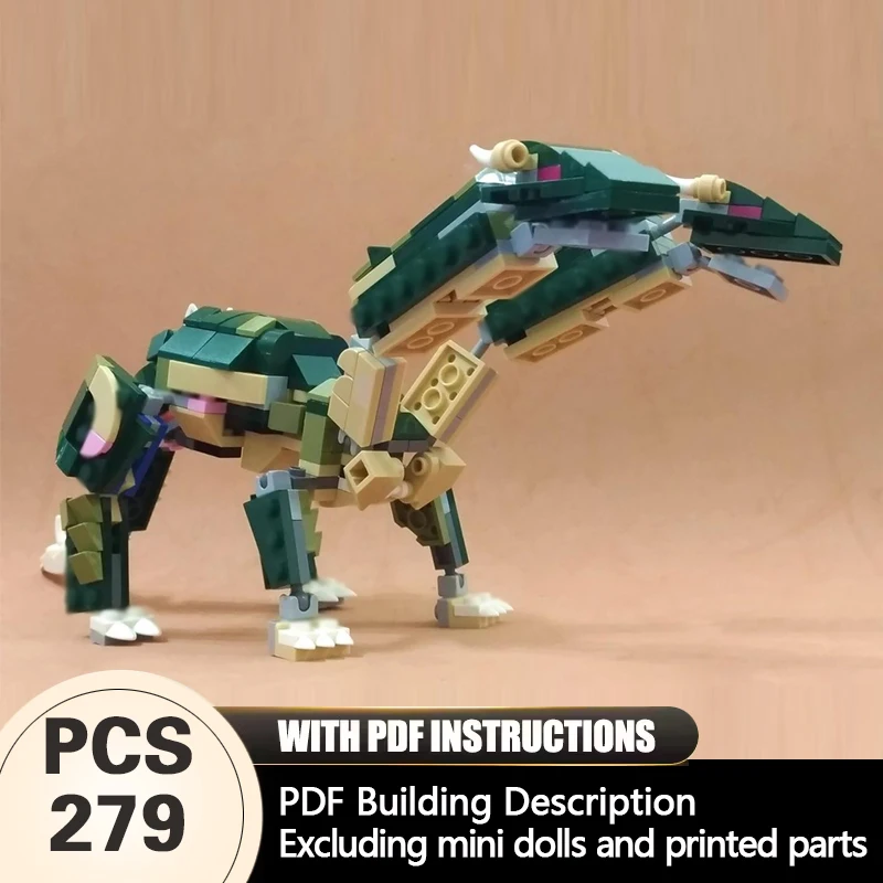

Creators Animal Series Model MOC Building Bricks ‌Two-Headed Dragon Modular Technology Gifts Holiday Assemble Children Toys Suit