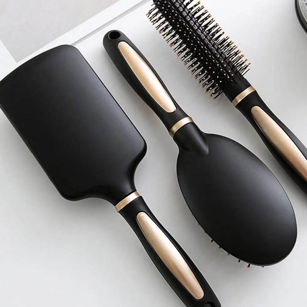 

Набор из 3 расчесок с воздушной подушкой для массажа кожи головы, распутывания волос, улучшения кровообращения, с эргономичной ручкой, для кудрявых и прямых волос