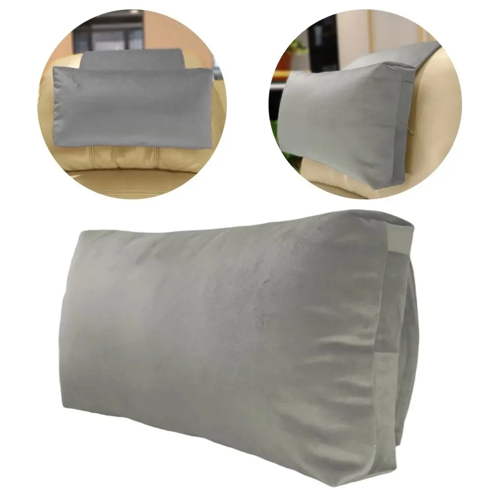 Non-Slip Base Head Pillow Velvet Cover Neck Support Recliner Neck Pillow Pain Relief Neck Support Cushion Recliner Chair