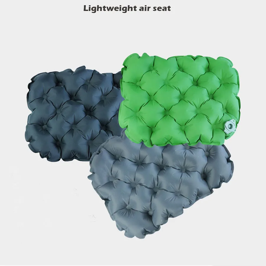 

70g Outdoor Camping Mat For Sit Ultralight Inflatable Air Mattress One Seat Travel Cushion For Hiking Backpacking Gear