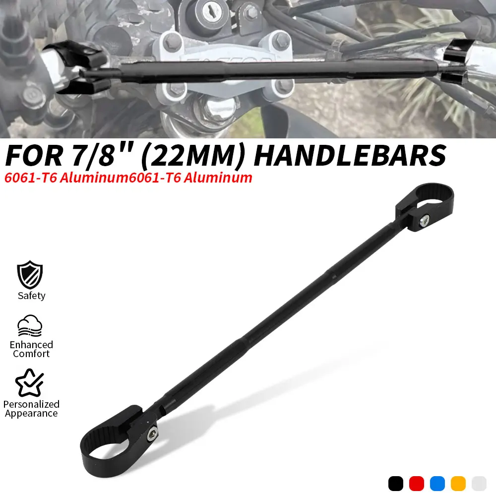 Barra de Equilibrio Universal de 7/8\" (22 mm), Barra Transversal para Reforzar el Manillar, Barra de Palanca Extendida para Motocicleta, Piezas para Motocross y Pit Bike