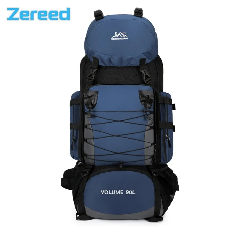 

90 Liters Super Capacity Outdoor Camping Backpack Waterproof Hiking Bag Traveling Trip Men's Mountaineering Climbing Backpack