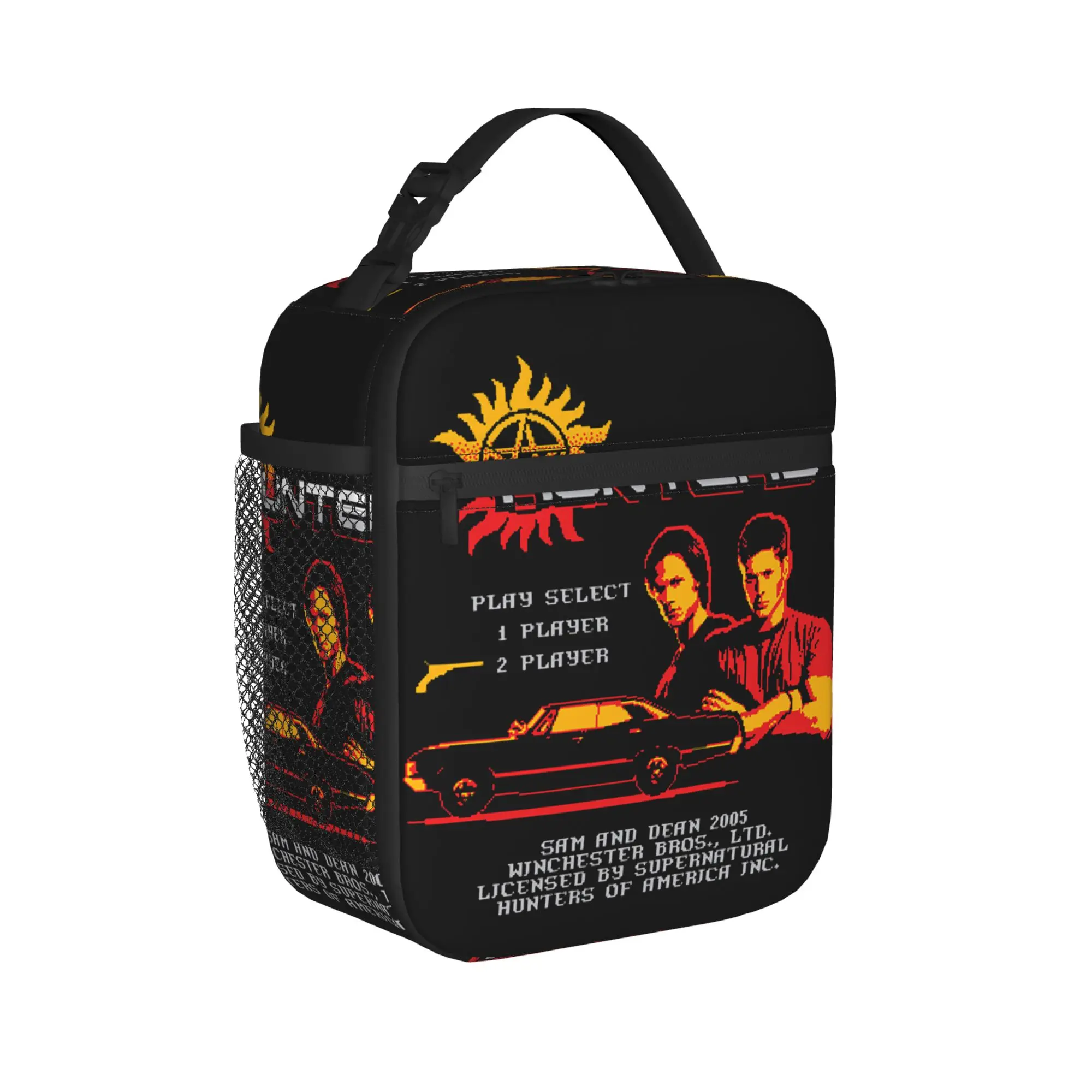 Hunters The Video Game Insulated Lunch Bag High Capacity Supernatural Hip Hop Reusable Cooler Bag Lunch Box Tote Office Picnic