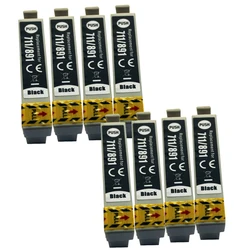 8 x kompatibel t0711 schwarz tintenpatronen für epson stylus s20 S21 SX100 SX105 SX110 SX115 SX200 SX205 SX210 SX215 SX218 SX600FW SX400