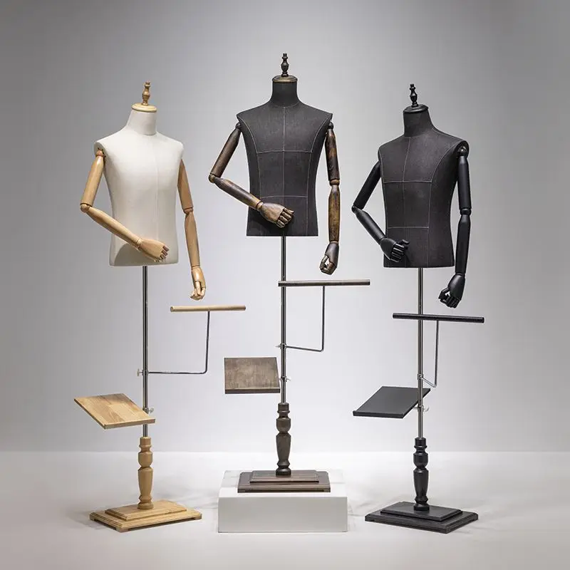 Men's clothing store window display stand clothing store dummy full body