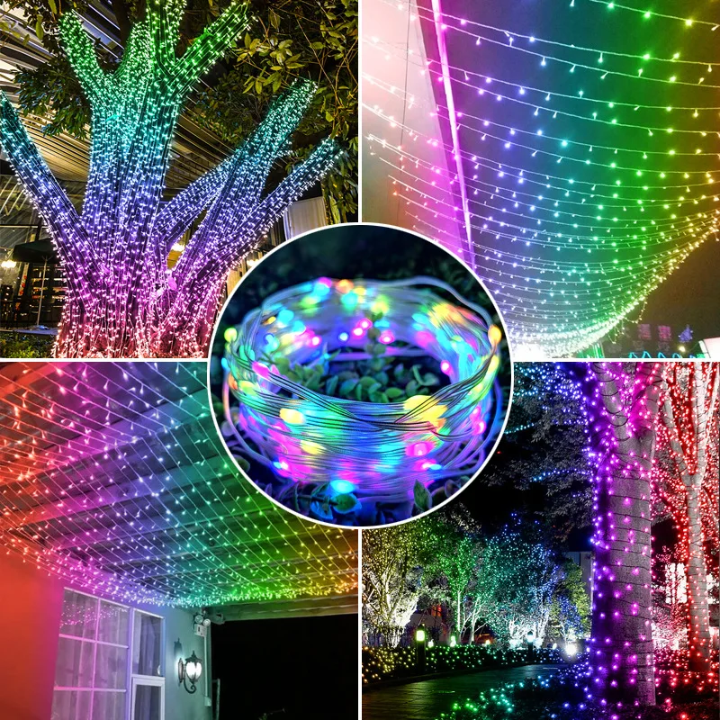 Imagem -03 - Led Pebble String Light Semente Pixel String Light Full Color Rgb Endereçável Atacado 1000ct Ws2811