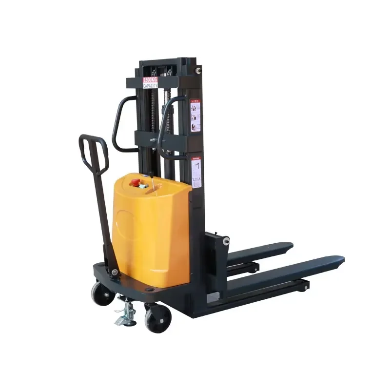 Automatic Stacker Loading and Unloading Stacking Forklift 2 Ton Hydraulic Lifting Loading and Unloading Truck Warehouse