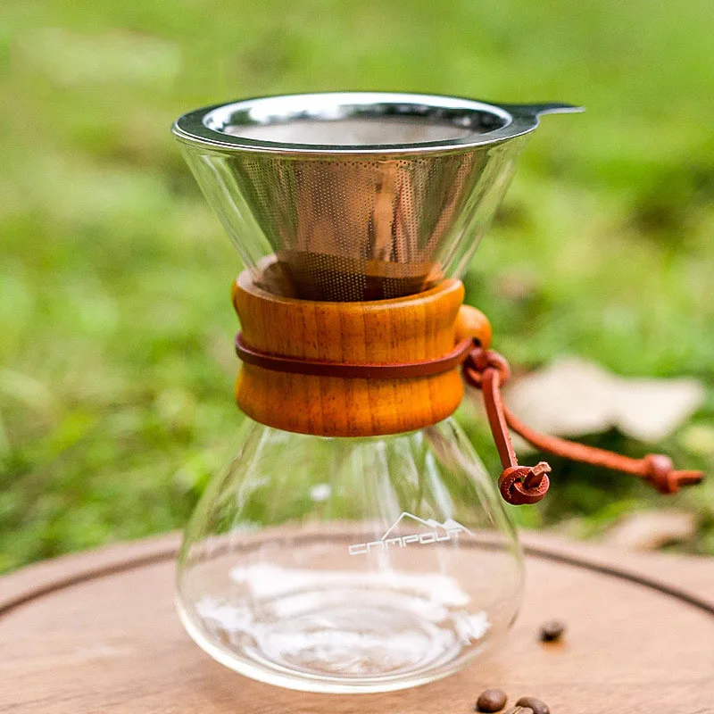 

Outdoor coffee filter drip coffee filter cup coffee pot outdoor self-driving picnic camping single coffee preparation
