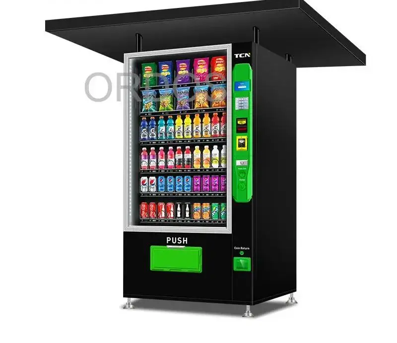 Customized Vending Machine Selling Product Waterproof Vending Machine Outdoor Top Roof Cost Extra