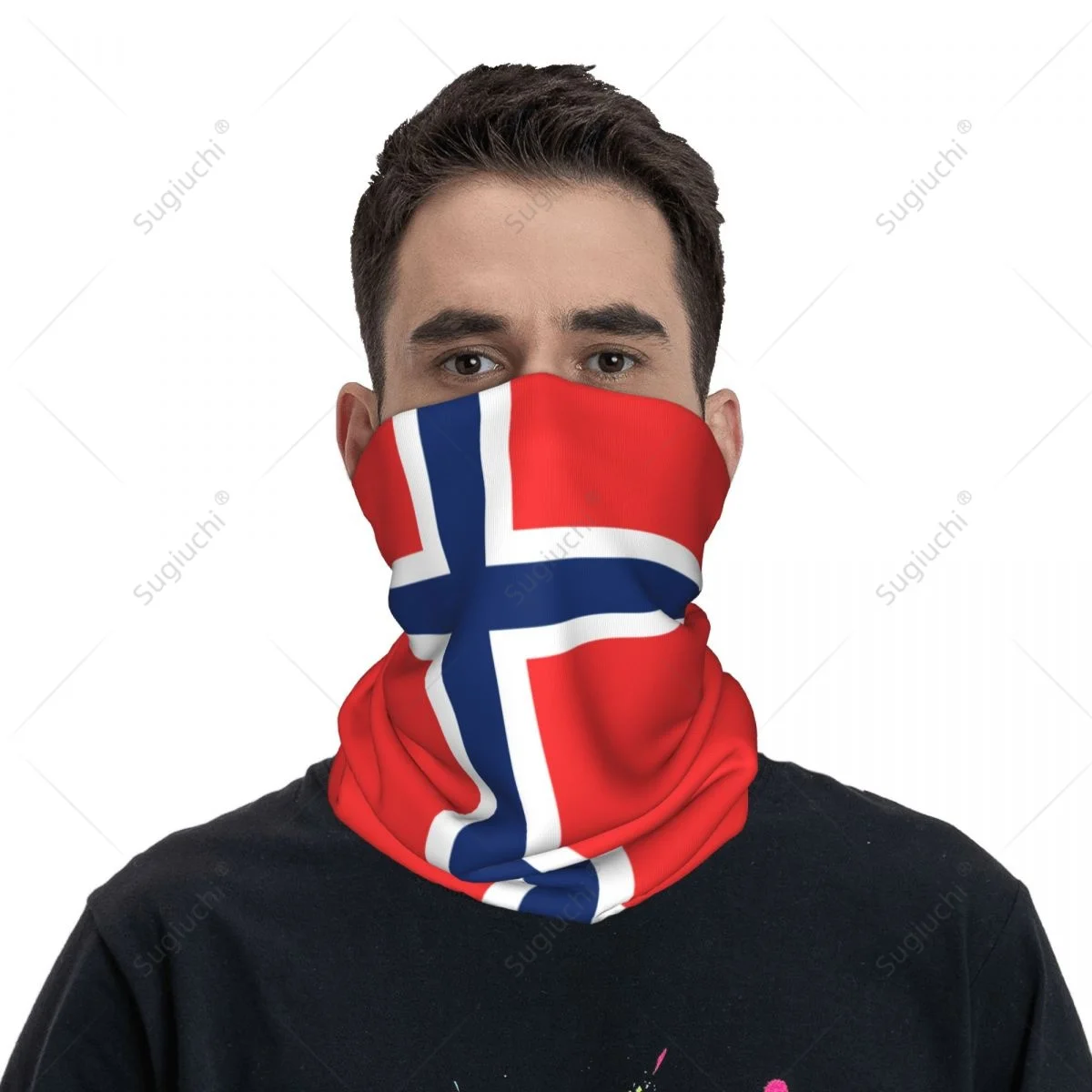 

Unisex Norway Flag Neckerchief Scarf Neck Face Mask Scarves Neck Warmer Seamless Bandana Headwear Cycling Hiking