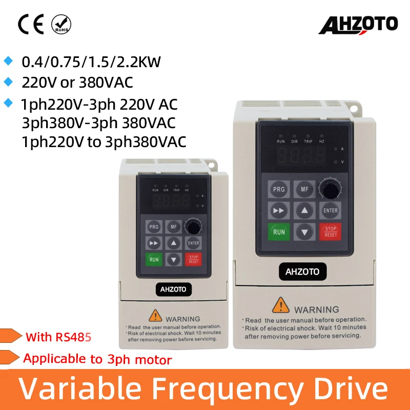 Vfd 220V 380V 0.4KW…